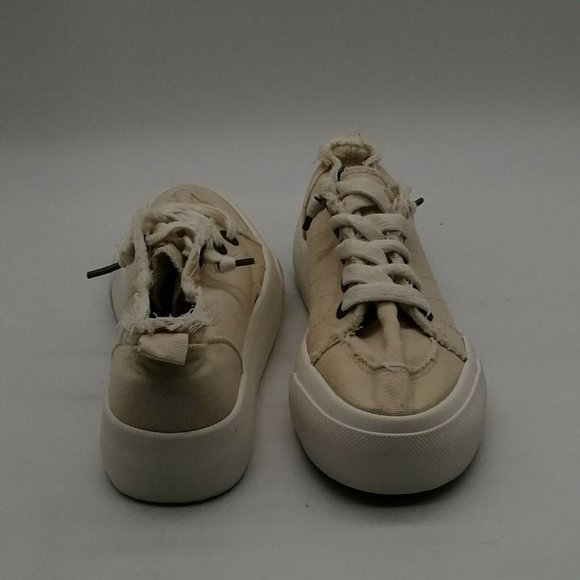 Maurices Womens Platform Flat Heel Lace Up Sneakers Cushioned Tan Sz‎ 6 M - Picture 3 of 9